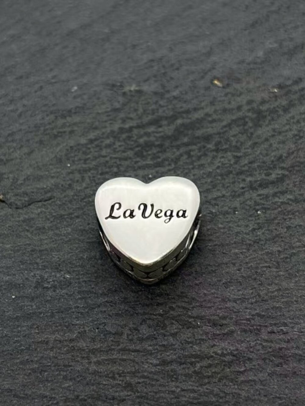 Pandora Las Vegas Heart Charm Sterling Silver Jewelry